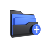 Add Folder 3D Icon png