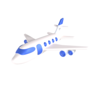 Flugzeug 3d Symbol ui png transparent Hintergrund