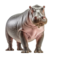 hipopótamo ai generado png