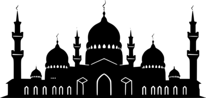 Moschee mit Minarett png