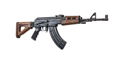 Gewehr png, ak 47 transparent Hintergrund, Gewehr transparent Hintergrund ai generiert png