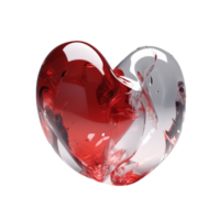 3D Heart , 3D heart transparent background png