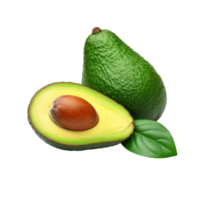 Avocado png, Avocado Obst mit transparent Hintergrund ai generiert png