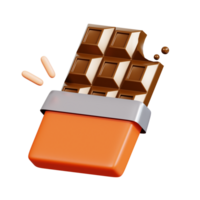 chocolate día 3d icono png