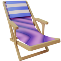 3d coloré chaise png