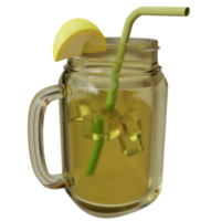 3d glass of juice png