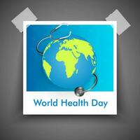 World health day concept vector