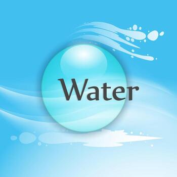 Abstract background with blue abstract pattern can be use as flyer, banner or poster. Save water concept. vector