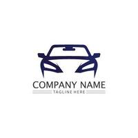 Car icons and vector logo automobiles for travel truck bus and other transport vector signs design illustration