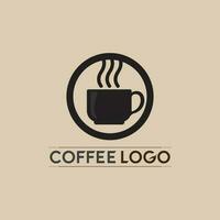 Coffee cup Logo Template vector