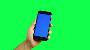 Phone, green screen, green screen of phone, smartphone green screen, green screen mobile phone, hand holding phone, using smartphone video