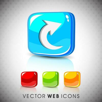 Glossy Web Icons.