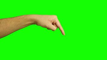 Hand, green screen, green screen of hand video