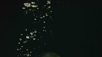 Apple, Close-up of Apple fruit, slow motion, slow motion of green apple in water. green apple falling into the water video