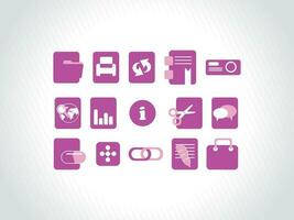 Web mail icons set for websites, web applications. email applications or server Icons. vector