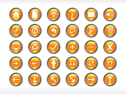 Web mail icons set for websites, web applications. email applications or server Icons.