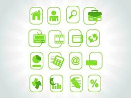 Web mail icons set for websites, web applications. email applications or server Icons. vector