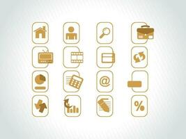 Web mail icons set for websites, web applications. email applications or server Icons. vector