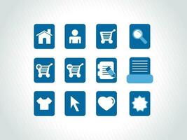 Web mail icons set for websites, web applications. email applications or server Icons. vector