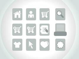 web mail icons set for websites, web applications. email applications or server Icons. vector