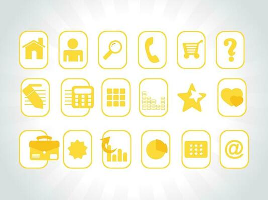 web mail icons set for websites, web applications. email applications or server Icons.