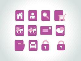 web mail icons set for websites, web applications. email applications or server Icons. vector