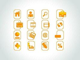 web mail icons set for websites, web applications. email applications or server Icons. vector