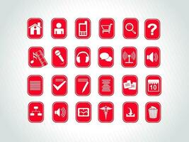 web mail icons set for websites, web applications. email applications or server Icons. vector