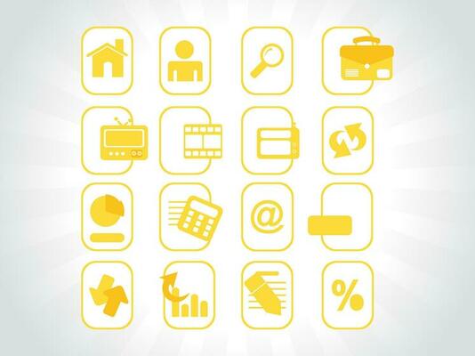 web mail icons set for websites, web applications. email applications or server Icons.
