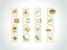 web mail icons set for websites, web applications. email applications or server Icons. vector