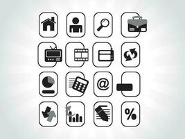 web mail icons set for websites, web applications. email applications or server Icons. vector