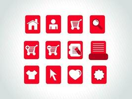 web mail icons set for websites, web applications. email applications or server Icons. vector