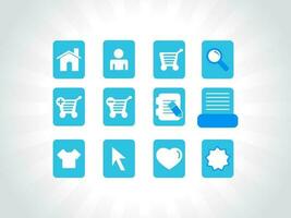 web mail icons set for websites, web applications. email applications or server Icons. vector