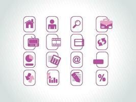 web mail icons set for websites, web applications. email applications or server Icons. vector