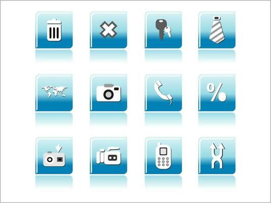 web mail icons set for websites, web applications. email applications or server Icons.