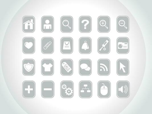 web mail icons set for websites, web applications. email applications or server Icons.