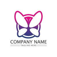 Beauty Butterfly icon design vector