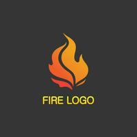 fuego logo e icono, elemento llameante caliente vector llama ilustración diseño energía, cálido, advertencia, signo de cocina, logo, icono, luz, potencia calor