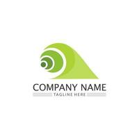 snail logo template vector icon illustration design