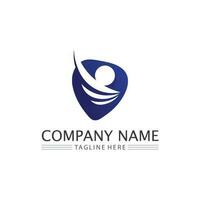 People logo, Team, Succes people work, Group and Community, Group Company and Business logo vector and design Care, Family icon Succes logo