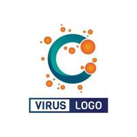 virus corona vector de virus y diseño de máscara logo vector viral y símbolo de icono de diseño