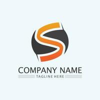 Business corporate S letter logo vector