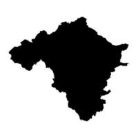 distrito de radnorshire mapa, distrito de Gales. vector ilustración.