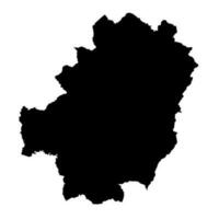 District of Dinefwr map, district of Wales. Vector illustration.