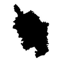 distrito de Monmouth mapa, distrito de Gales. vector ilustración.