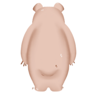 süß Bär Pastell- Ton png