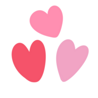 Valentine's Day Love Hearts Doodles png