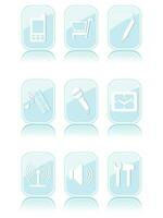 web mail icons set can be used for websites, web applications. email applications or server Icons vector