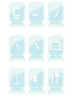 web mail icons set can be used for websites, web applications. email applications or server Icons vector