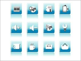 web mail icons set can be used for websites, web applications. email applications or server Icons vector